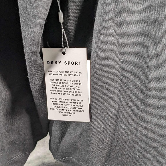 NWT DKNY SPORT PLUS FRENCH TERRY LOGO HOODIE - 1X - Picture 4 of 5